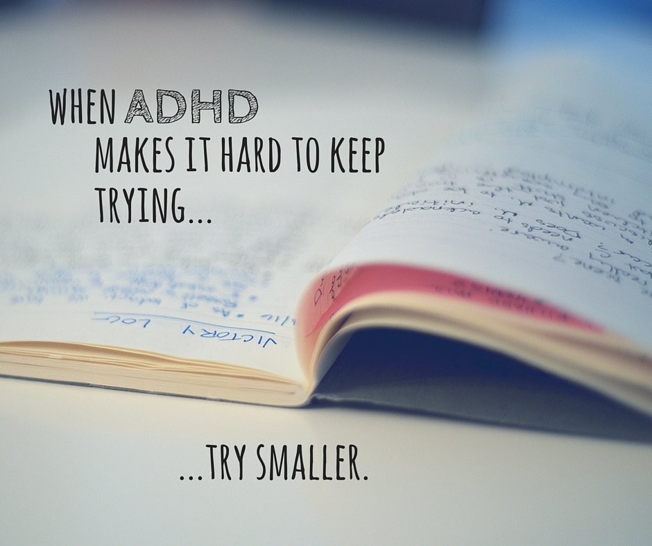 try smaller.