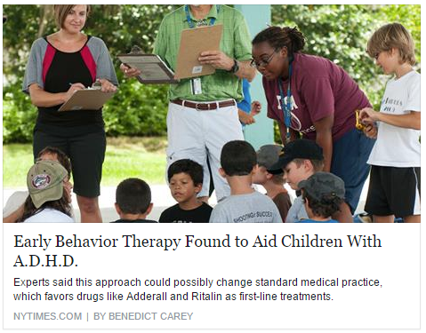 NY Times behavior therapy ADHD thumbnail