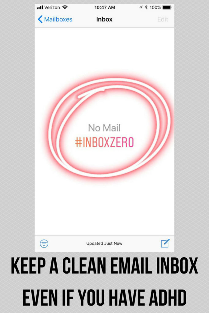 inbox zero graphic
