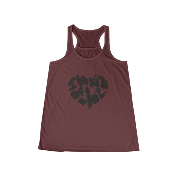 "I'm kind of a lot" Flowy Racerback Tank - Image 5