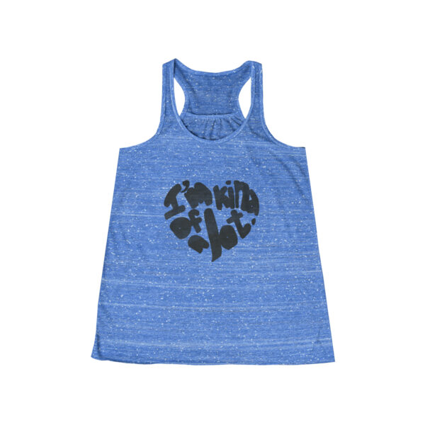 "I'm kind of a lot" Flowy Racerback Tank - Image 3